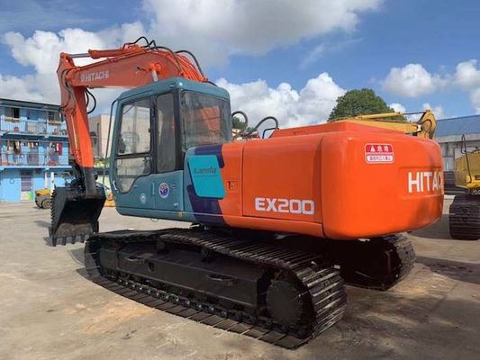 China Werkuren4074h 0.8cbm ex200-3 Gebruikt Hitachi Graafwerktuig leverancier