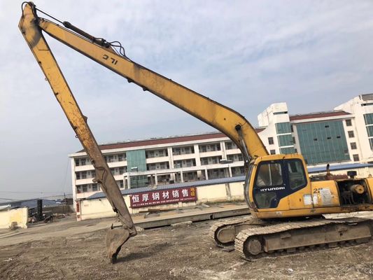 600mm Schoengrootte 21M het Gebruikte Graafwerktuig Machine van Long Boom Hyundai R210-5D leverancier