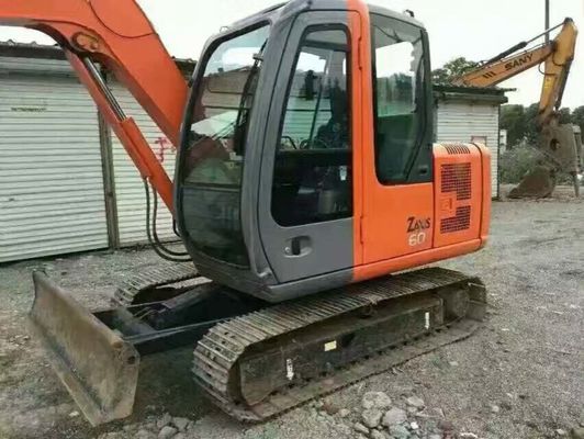 ZX60 emmer0.3m3 Capaciteit 6 Ton Mini Used Hitachi Excavator leverancier