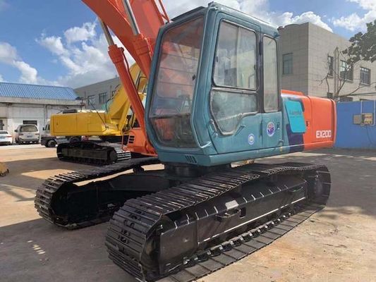 Werkuren4074h 0.8cbm ex200-3 Gebruikt Hitachi Graafwerktuig leverancier