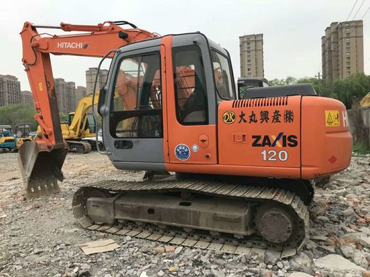 Schoengrootte 600mm het Jaar van 2013 Graafwerktuig van 12 Ton het ZX120 Gebruikte Hitachi leverancier