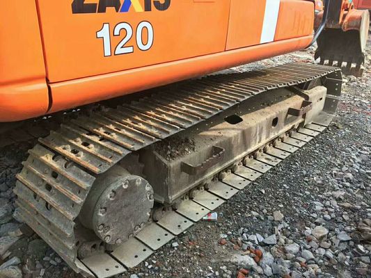 Schoengrootte 600mm het Jaar van 2013 Graafwerktuig van 12 Ton het ZX120 Gebruikte Hitachi leverancier