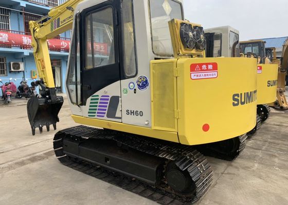 4 cilinders 2003 Graafwerktuig van Sumitomo van het Jaar4200h SH60 Gewicht het 6t Gebruikte leverancier