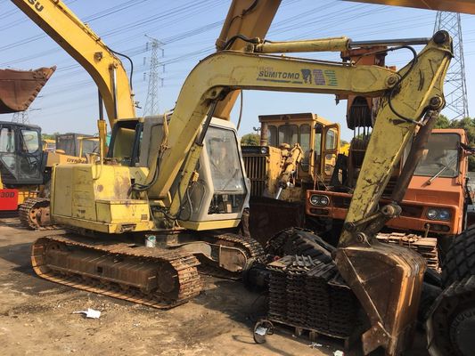 Schoengrootte 400mm Gebruikt de Machinesgraafwerktuig van 6ton Sumitomo SH60 leverancier