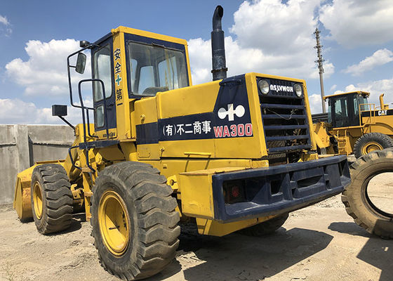 Verplaatsing 5.9L KOMATSU WA300 Front Used Wheel Loader leverancier