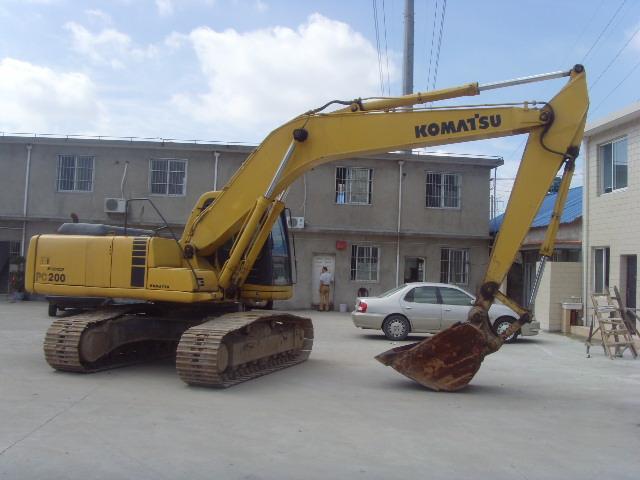 20 ton0.8cbm Emmer pc200-6 het Lange Bereik Gebruikte Graafwerktuig van KOMATSU 1