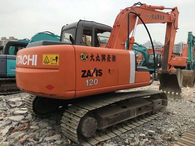 Schoengrootte 600mm het Jaar van 2013 Graafwerktuig van 12 Ton het ZX120 Gebruikte Hitachi 0