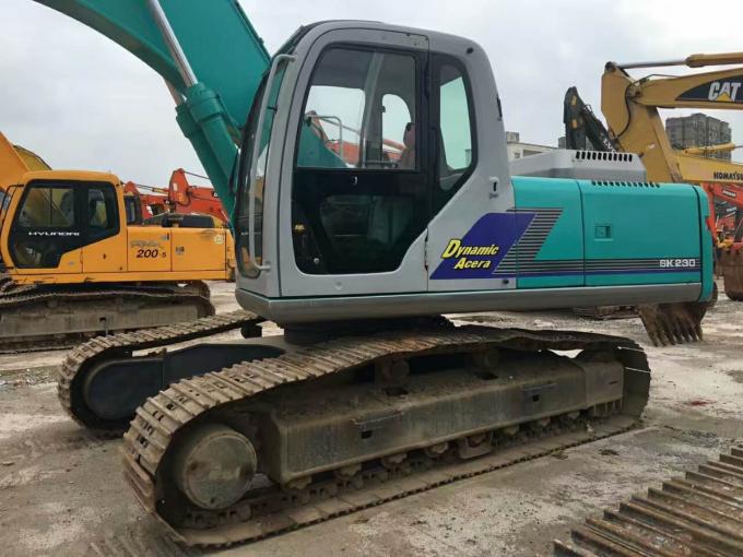 Mitsubishi-Motor23ton Gewicht sk230-6 Gebruikt Kobelco-Graafwerktuig 0