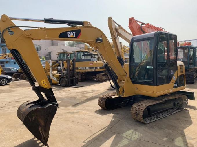 0.3m3 Graafwerktuig van het emmer5800kg Caterpillar het 306D Gebruikte Kruippakje 1
