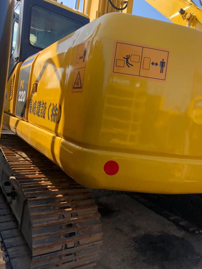 5.5km/H snelheids107kw pc220-7 Kruippakje Gebruikt KOMATSU Graafwerktuig 2
